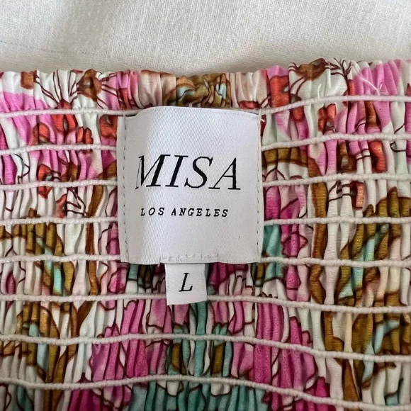 Misa Los Angeles Pink Floral Maxi Dress - Picture 2 of 6